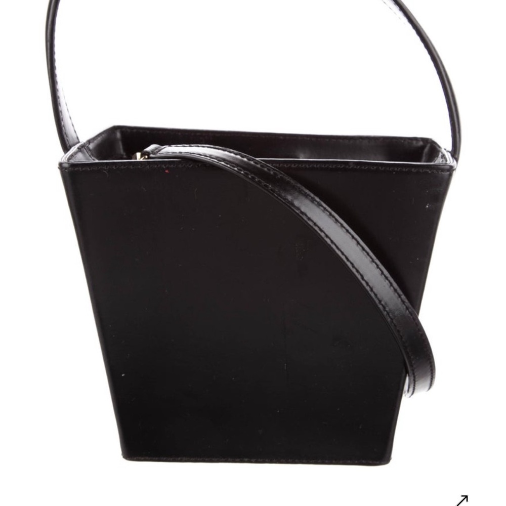 STAUD Black Mini Drawstring Bag